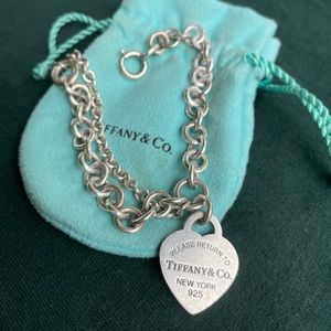 Tiffany & co double chain bracelet